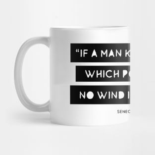 Stoic Quote by Seneca Mug